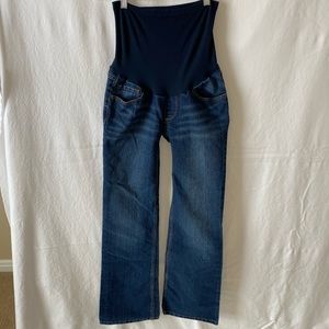 Motherhood Maternity boot cut jeans dark blue size XS